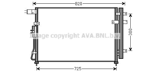 AVA QUALITY COOLING Kondensators, Gaisa kond. sistēma KA5138